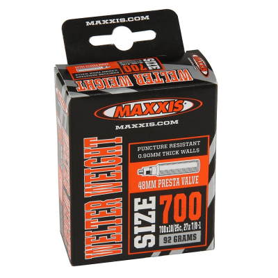 Велокамера Maxxis A/V48 700x18/25, 27x7/8-1 Welter Weight