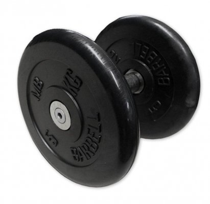Гантель неразборная Barbell MB-FdbM-B13,5 черная 13,5 кг