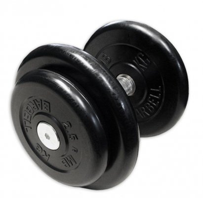 Гантель неразборная Barbell MB-FdbM-B16 черная 16 кг