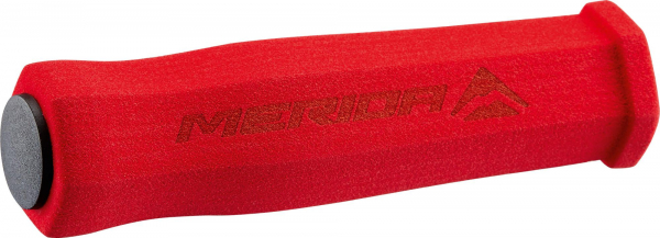 Грипсы неопрен  Merida 125 mm 50 гр. High Density Foam Red