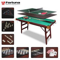 Бильярдный стол Fortuna Billiard Equipment пул 5фт 9 в 1 с комплектом аксессуаров