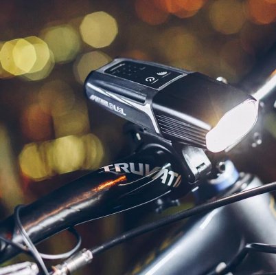 Велофара Moon Meteor Storm Dual, 1300 люмен, 2 диода 3000/6500K, 7 режимов, USB-C