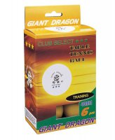 Мячи для настольного тенниса Giant Dragon 6 шт желтые