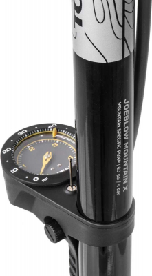 Насос напольный TOPEAK JOEBLOW MOUNTAIN X FLOOR PUMP, стальной корпус, FOR MTB AND FAT TIRE BIKES