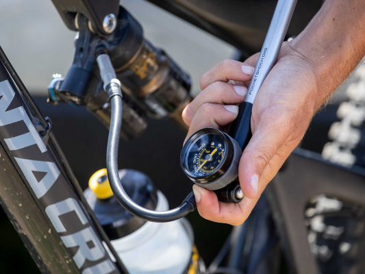Насос высокого давления TOPEAK POCKET SHOCK DXG, XL LONG VERSION, W/STAINLESS STEEL MESH HOSE
