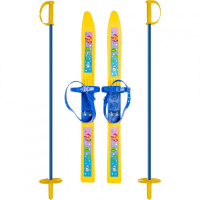 Лыжи детские Олимпик-спорт Мишки 66 см с палками