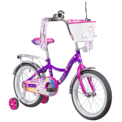 Велосипед Novatrack LITTLE GIRLZZ 16” (2023)