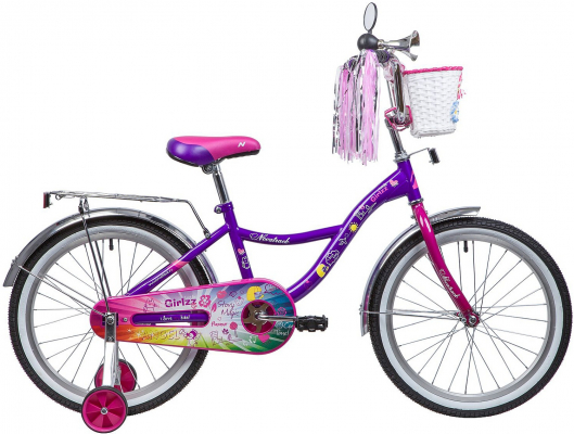 Велосипед Novatrack LITTLE GIRLZZ 20" (2023)