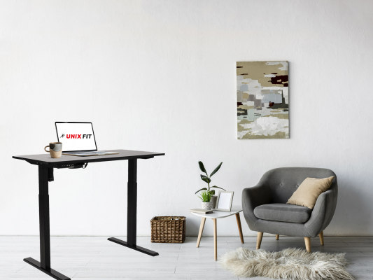 Регулируемый стол UnixFit Wood E-Desk
