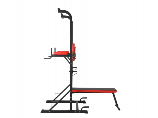 Турник-пресс-брусья со скамьей UnixFit POWER TOWER 120P