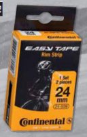 Ободная лента CONTINENTAL Easy Tape Rim Strip (до 116 PSI), чёрная, 18 - 622, 2шт.