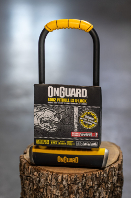 Велозамок U-Lock OnGuard Pitbull  2022 115мм x 230мм x 14мм
