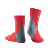 Мужские спортивные компрессионные носки CEP Short Socks 3.0 / Красный