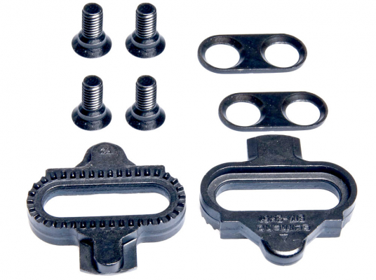 Педали SHIMANO велосипедные  замковые MTB серо-черные EPDM520L 2-3040