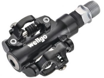 Педали WELLGO M094, МТВ, контактные, алюминий, ось Cr-mo, с подшипниками, 81х65х34мм