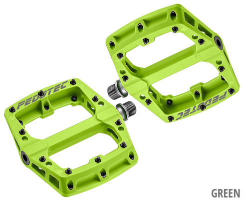 Педали нейлоновые Pedotec с плоской платформой Thunder 180