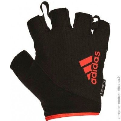 Перчатки для фитнеса Adidas красные, размер L