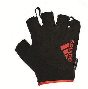 Перчатки для фитнеса Adidas красные, размер M