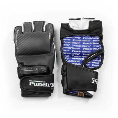 Перчатки для миксфайта Punchtown Karpal (кожа) S, M, L, XL, Carbon Karpal eX TAT2 MK11