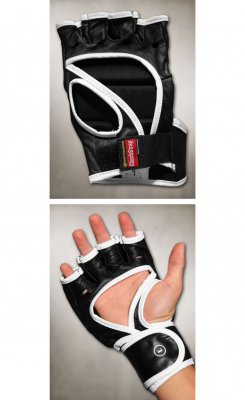 Перчатки MMA боевые TapouT , кожа 155000