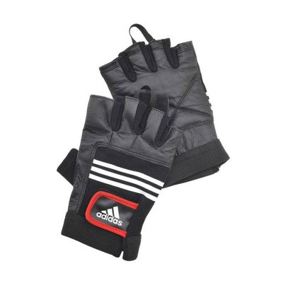 Перчатки тяжелоатлетические (кожа) Adidas ADGB-12125 L/XL