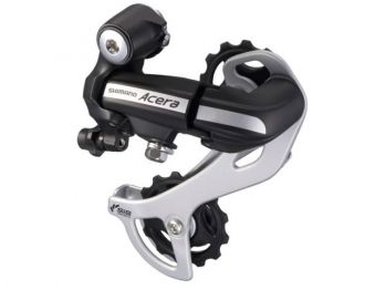 Переключатель SHIMANO задний RD-M360-SGS ACERA, 7/8 скоростей, ёмкость 43 зуба, серебристый