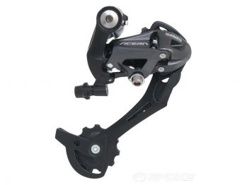 Переключатель SHIMANO задний RD-M390-L SGS ACERA 9 скоростей, 28-34 зуба, чёрный, без уп.