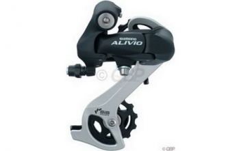 Переключатель SHIMANO задний RD-M410-SGS ALIVIO, 7/8 скоростей, чёрный