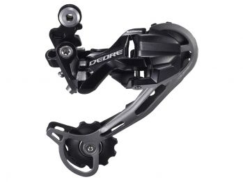 Переключатель SHIMANO задний RD-M592-SGS DEORE, 9 скоростей, обычная тяга, низкий профиль Shadow, без уп.