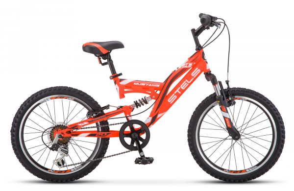 Велосипед  Stels Mustang V010 20" Красный 6-ск.