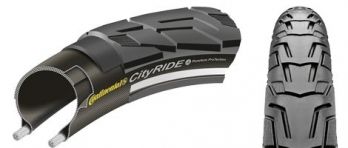 Покрышка CONTINENTAL CityRide II, 700 x 37C, (37-622), с отраж.полосой