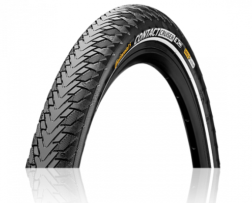Покрышка  CONTINENTAL CONTACT Cruiser 26 x 2.2 (55-559) чёр./чёр. Reflex, 3/180TPI, SafetySystemBreaker, E25