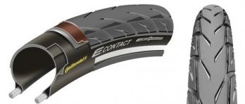 Покрышка CONTINENTAL E.Contact Reflex, 26 x 1.75, (47-559), с отраж.полосой