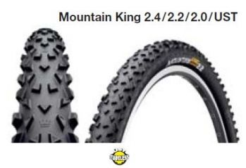 Покрышка CONTINENTAL Mountain King 2.2 UST-бескамерная борт-кевлар