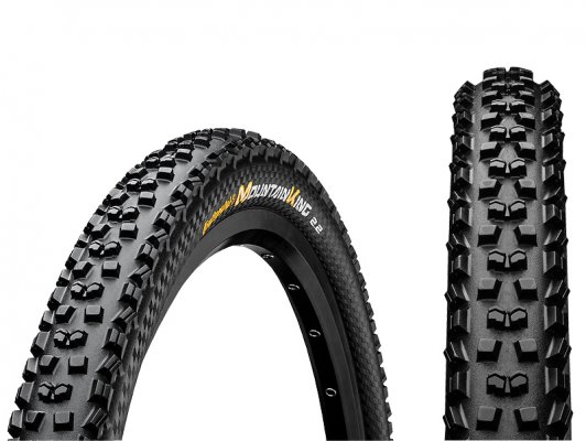 Покрышка  CONTINENTAL Mountain King 2.4, 26 x 2.4, 60-559, Performance чёр./чёр., складная, б/уп.