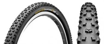 Покрышка CONTINENTAL Mountain King II 2.2 RS, 27.5 x 2.2, чёрная борт-кевлар