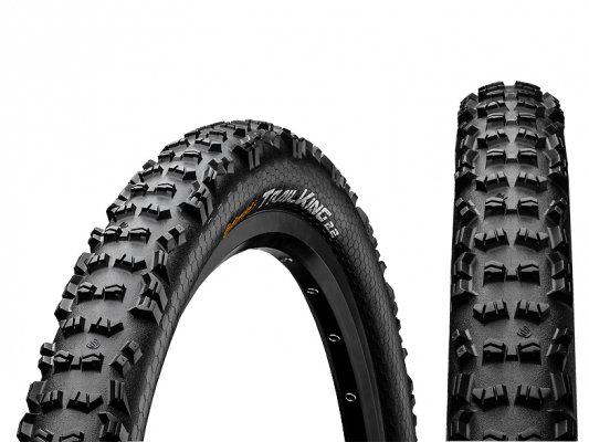 Покрышка  CONTINENTAL Trail King II 2.4 27.5 x 2.4 (60-584) чёр./чёр. складная, 3/180TPI, Performance