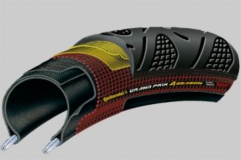 Покрышка шоссе CONTINENTAL Grand Prix 4-Season, 700 x 28C, (28-622) борт-кевлар