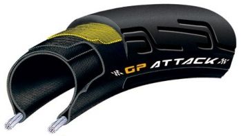 Покрышка шоссе CONTINENTAL Grand Prix Attack, 700 x 22C, (22-622) борт-кевлар