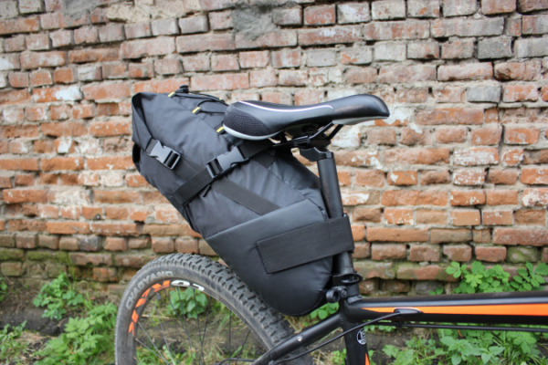 Велосумка под седло PROTECT до 14 л., серия Bikepacking, черный