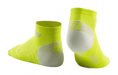 Мужские спортивные компрессионные носки CEP Low Cut Socks 3.0 / Зеленый