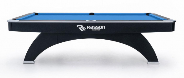 Стол / пул Rasson OX 9 ф (черный) с плитой