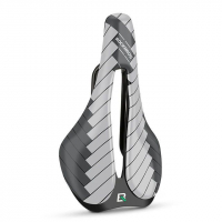Седло Rockbros черное, спортивное с прорезью, рельсы Chro-mo