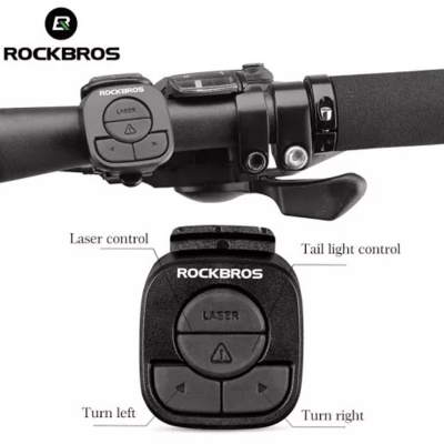 Фонарь задний Rockbros дистанционное управление поворотниками и стоп, USB