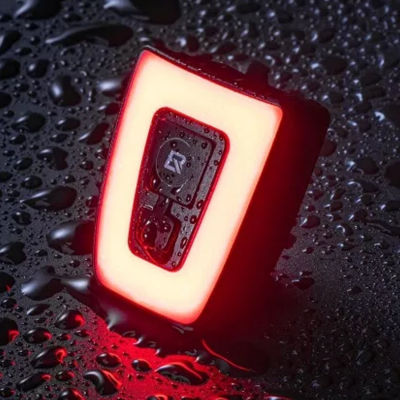 Фонарь задний Rockbros мягкий свет, диодный, 5 режимов, USB возможно крепить на одежду и шлем