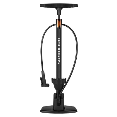 Насос Rockbros напольный алюминиевый с манометром и устойчивой платформой. 160psi. 