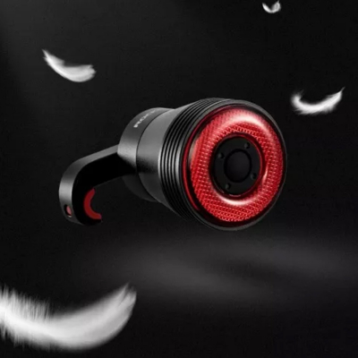 Фонарь задний Rockbros Q5, двойной универсальный крепеж, датчик сна и торможения USB