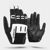 Велоперчатки Rockbros Reflective. Кожаные со светоотражателями