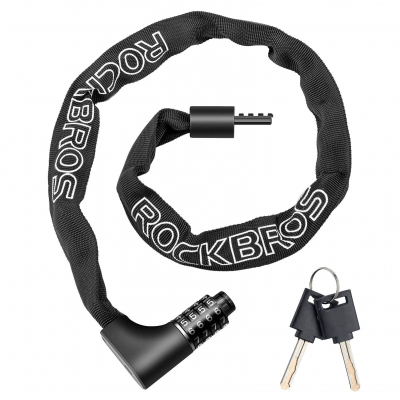 Замок вело Rockbros с ключем в защитном кожухе