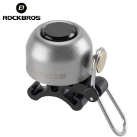 Звонок Rockbros титанового цвета металлический